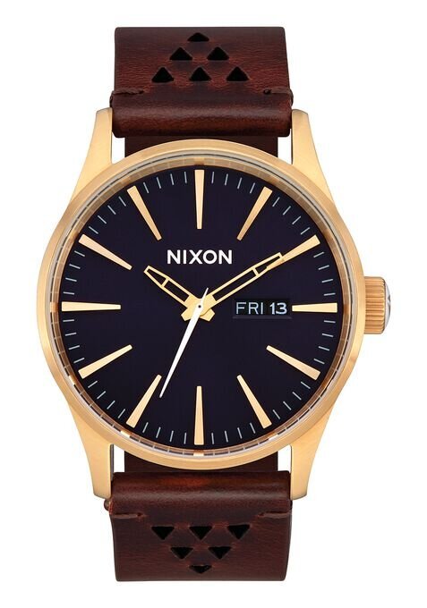 NIXON Sentry Leather Mens Watch | Time Watch Specialists