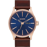 NIXON Sentry Leather Mens Watch | Time Watch Specialists