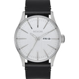 NIXON Sentry Leather Mens Watch | Time Watch Specialists