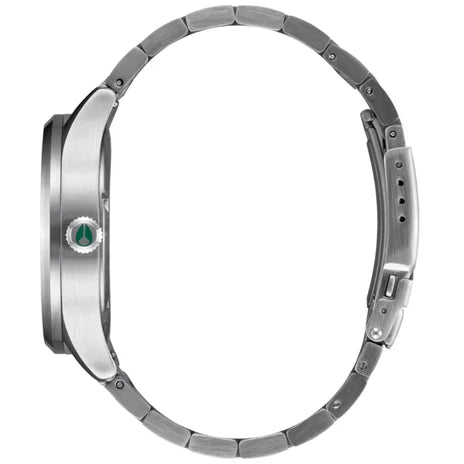 Nixon Sentry Solar Stainless Steel Silver Men's Watch | A13465165-00 | Time Watch Specialists