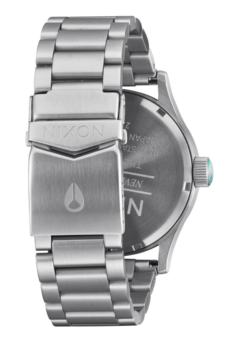 Nixon Sentry Stainless Steel Turquoise Dial Unisex Watch | A3562084-00 | Time Watch Specialists