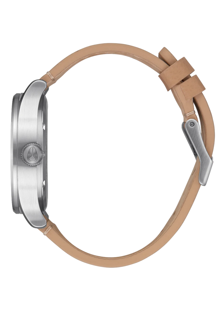 Nixon Sentry Tan Leather Unisex Watch | A1055095-00 | Time Watch Specialists
