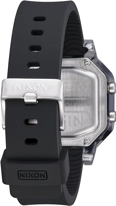 Nixon Siren Tortoise Digital Black Strap Unisex Watch | A12102882-00 | Time Watch Specialists