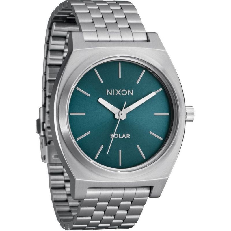Nixon Stainless Steel Turquoise Dial Unisex Watch | A13695161-00 | Time Watch Specialists