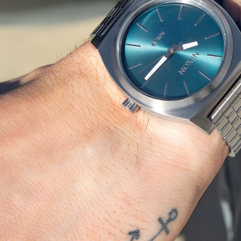 Nixon Stainless Steel Turquoise Dial Unisex Watch | A13695161-00 | Time Watch Specialists