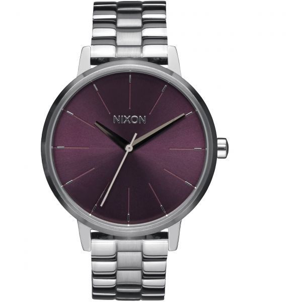 Nixon The Kensington Purple Dial Stainless Steel Woman's Watch | A0992157-00 | Time Watch Specialists