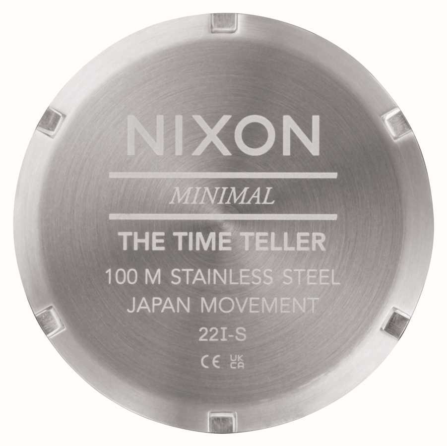 Nixon Time Teller Blue Dial / Light Gunmetal Stainless Steel Unisex Watch| A0455160-00 | Time Watch Specialists