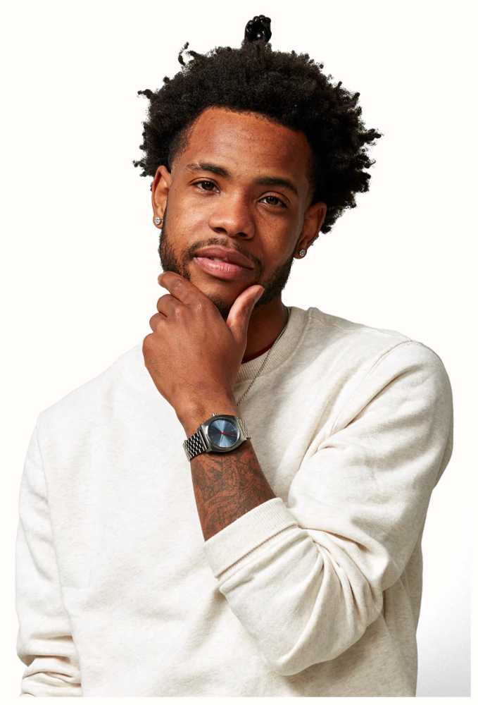 Nixon Time Teller Blue Dial / Light Gunmetal Stainless Steel Unisex Watch| A0455160-00 | Time Watch Specialists