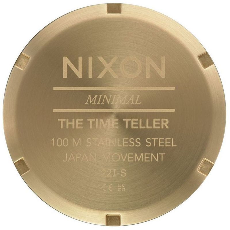 NIXON Time Teller Stainless Steel Black Dial Unisex Watch | A0455164-00 | Time Watch Specialists