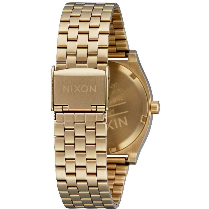 NIXON Time Teller Stainless Steel Black Dial Unisex Watch | A0455164-00 | Time Watch Specialists