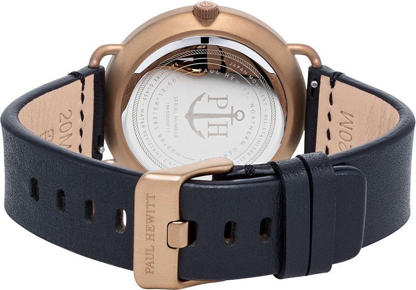 Paul Hewitt Breakwater Black Dial Men's Watch | PH-BW-BRBR-BS-60M | Time Watch Specialists