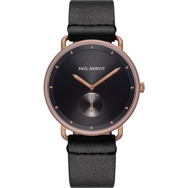 Paul Hewitt Breakwater Black Dial Men's Watch | PH-BW-BRBR-BS-60M | Time Watch Specialists