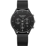 Paul Hewitt Chronograph Black Mesh Men's Watch | PH-W-0299 | Time Watch Specialists