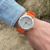 Paul Hewitt Ocean Diver Silver White Nato Men's Watch | PH-W-0479 | Time Watch Specialists