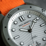 Paul Hewitt Ocean Diver Silver White Nato Men's Watch | PH-W-0479 | Time Watch Specialists