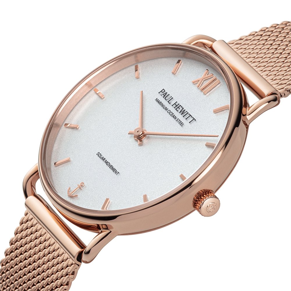 Paul Hewitt Sailor Rose Gold White Women's Watch | PH-W-0320 | Time Watch Specialists
