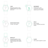 Paul Hewitt Sailor Silver White Men's Watch | PH-W-0324 | Time Watch Specialists