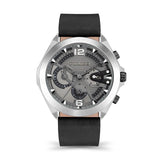 Police Gents Zenith Black Leather Strap | Time Watch Specialists