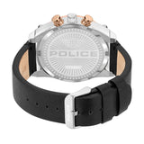 Police Vigor Black Leather Men's Watch | PL15381JSTR03 | Time Watch Specialists