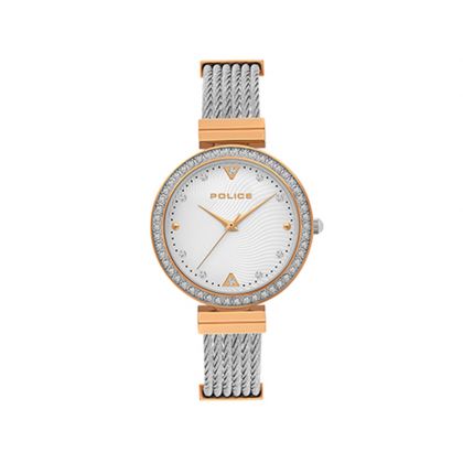 Police Yakima Two Tone Cable Strap Women's Watch - PL15575BSTG04M | Time Watch Specialists