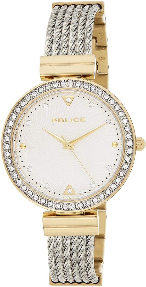 Police Yakima Two Tone Cable Strap Women's Watch - PL15575BSTG04M | Time Watch Specialists