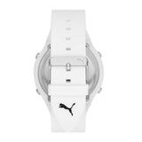 PUMA 8 Digital White Polyurethane Men's Watch | P6038 | Time Watch Specialists