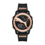 PUMA Big Cat Digital Black Polycarbonate Woman's Watch | P5108 | Time Watch Specialists