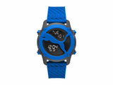 PUMA Big Cat Digital Blue Polyurethane Men's Watch | P5101 | Time Watch Specialists