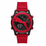 PUMA Big Cat Digital Red Polyurethane Men's Watch - P5100 | Time Watch Specialists