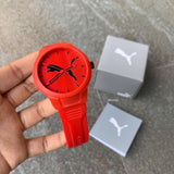 Puma Men's Reset Red Round Polyurethane Watch - P5003 | Time Watch Specialists