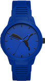 Puma Reset Blue Round Polyurethane Men's Watch - P5014 | Time Watch Specialists