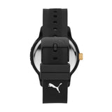 Puma Reset V1 Black Round Silicone Men's Watch - P5033 | Time Watch Specialists