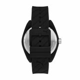 PUMA Street Three-Hand Black Silicone Unisex watch | P5088 | Time Watch Specialists