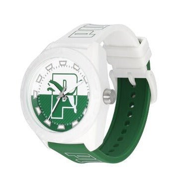 Buy Puma Street Green Watch Silicone White Men\'s Specialists | | P5115 Time Three-Hand and Watch