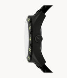 Puma Street V2 Three-hand Date Black Silicone Men's Watch | P5112 | Time Watch Specialists