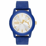 Puma Ultrafresh Three-Hand, Blue Castor Oil Men's Watch | P5105 | Time Watch Specialists