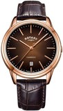 Rotary Cambridge Rose Gold PVD Mens Watch - GS05394/16 | Time Watch Specialists