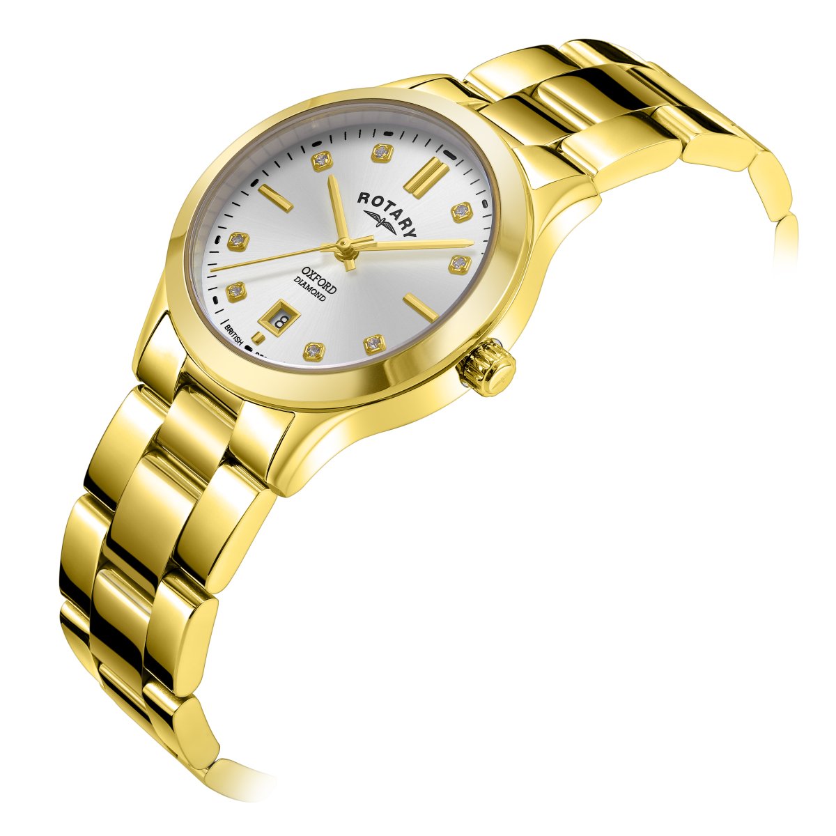 Buy Rotary Contemporary Diamond Gold Dress Women s Watch LB05523 06 D Time Watch Specialists