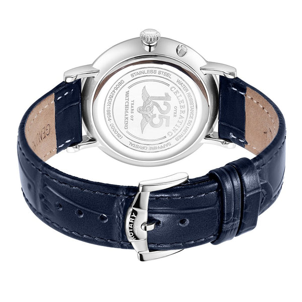 Rotary Dress Moonphase Blue Leather Men's Dress Watch | GS05425/05