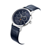 Rotary Dress Moonphase Blue Leather Men's Dress Watch | GS05425/05 | Time Watch Specialists