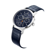 Rotary Dress Moonphase Blue Leather Men's Dress Watch | GS05425/05 | Time Watch Specialists