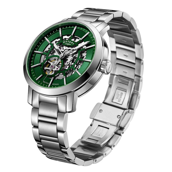 Rotary Greenwich Skeleton Automatic Men's Watch | GB05350/24