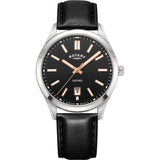 Rotary Oxford Sapphire Glass Date Men's Watch | GS05520/04 | Time Watch Specialists