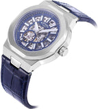 Rotary Regent Automatic Blue Leather Men's Watch - GS05415/05 | Time Watch Specialists