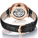 Rotary Rose Gold plated Skeleton watch Mens Watch | Time Watch Specialists