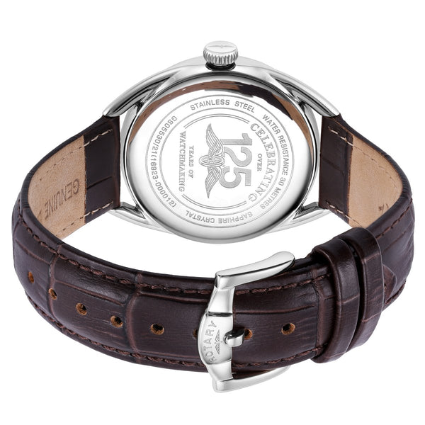 Rotary Traditional Black Leather Strap Men's Dress Watch | GS05530/21