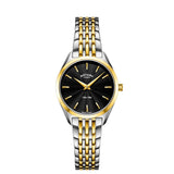 Rotary Ultra Slim Two Tone Bracelet Women's Dress Watch | LB08011/04 | Time Watch Specialists