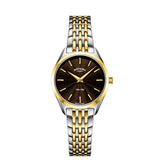 Rotary Ultra Slim Two Tone Women's Dress Watch | LB08011/49 | Time Watch Specialists