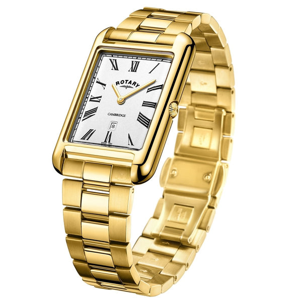 Rotary Watch Cambridge Gold PVD Mens Watch | GB05283/01
