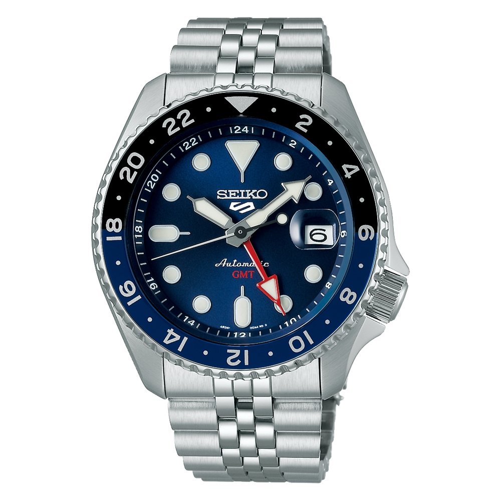 Seiko 5 Sports ‘Blueberry’ GMT SKX Re - Interpretation Men's Watch | SSK003K1 | TIME Watches